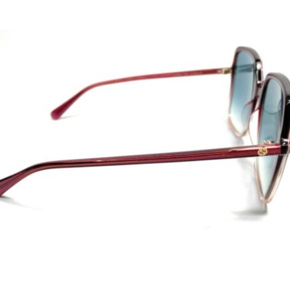 Gucci Women's Red and Blue Gradient Sunglasses! - Picture 3 of 4